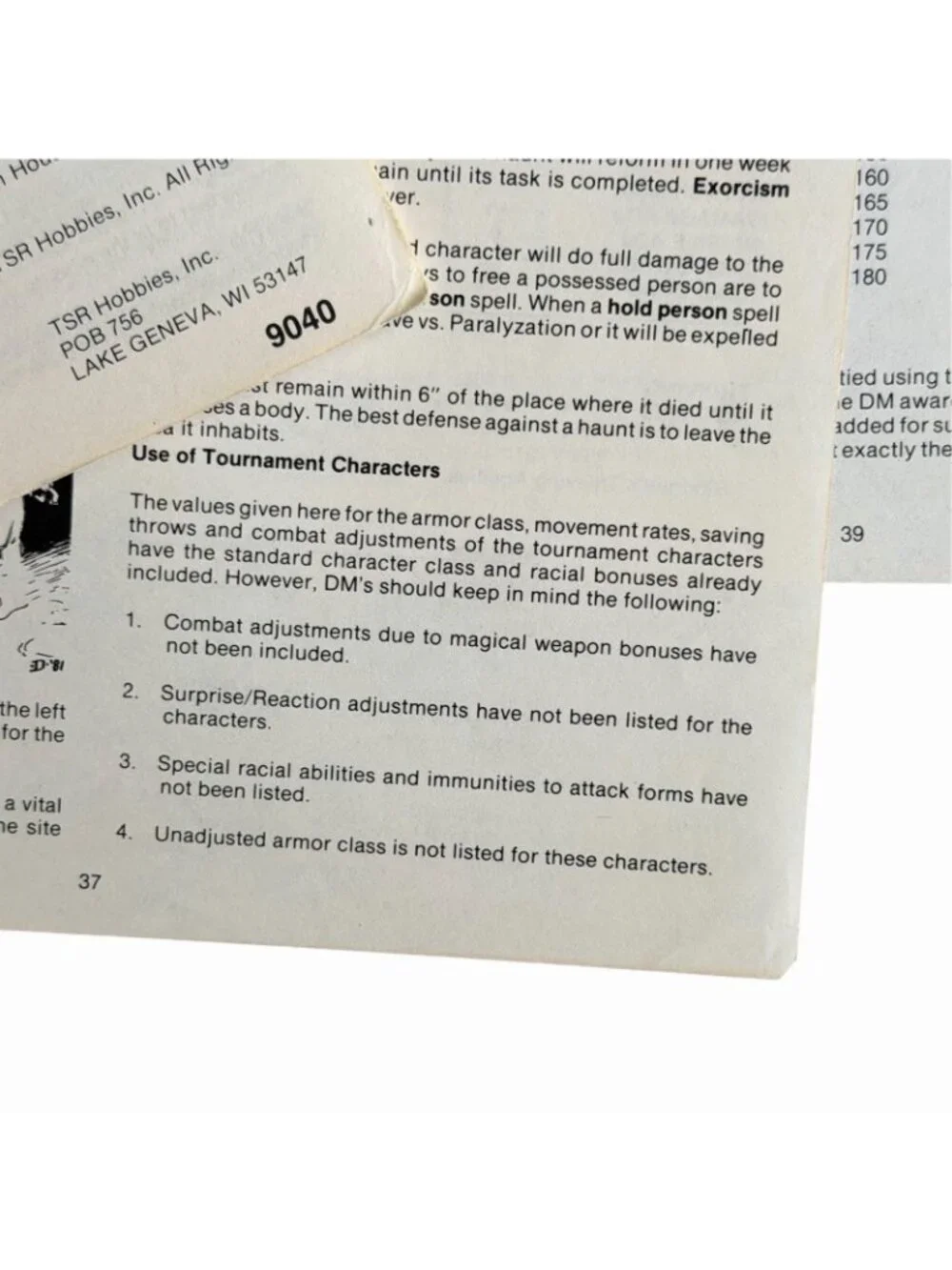 1981 Advanced Dungeons & Dragons Module A2 Secret of Slavers Stockade TSR 9040